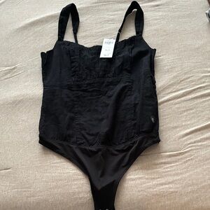 Abercrombie XS black body suit